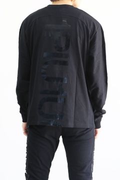 バックプリントビッグロングTシャツ / ブラック