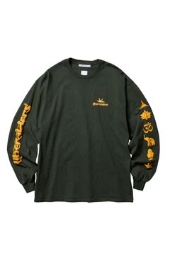 SLEEVE LOGO L/S TEE / グリーン