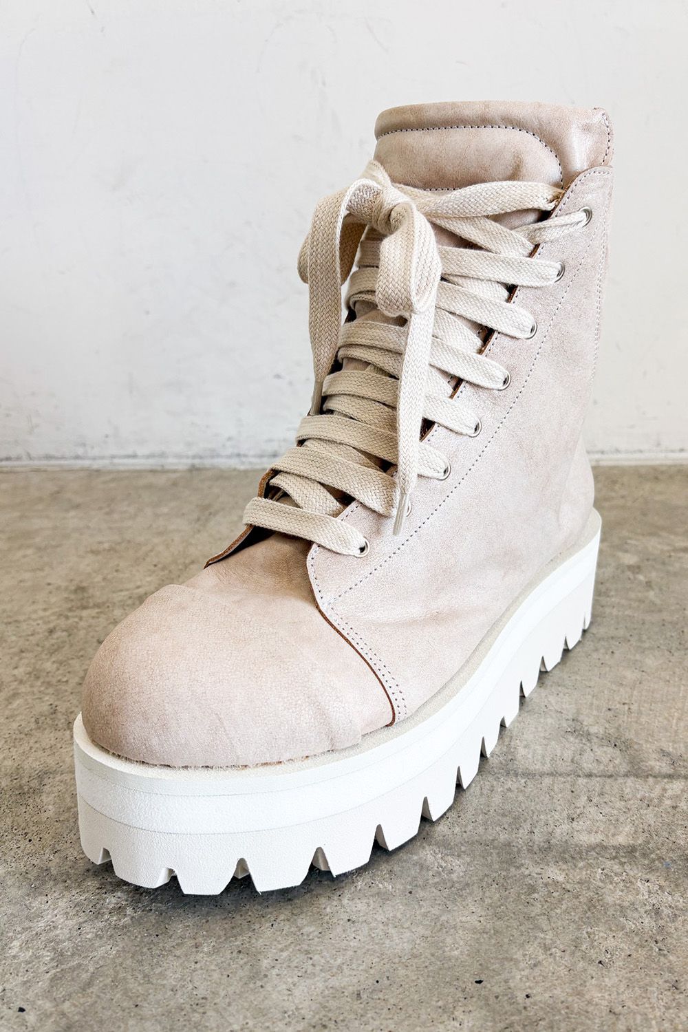 [ラスト1点 サイズ42] BOOTS / アッシュピンク×ホワイト