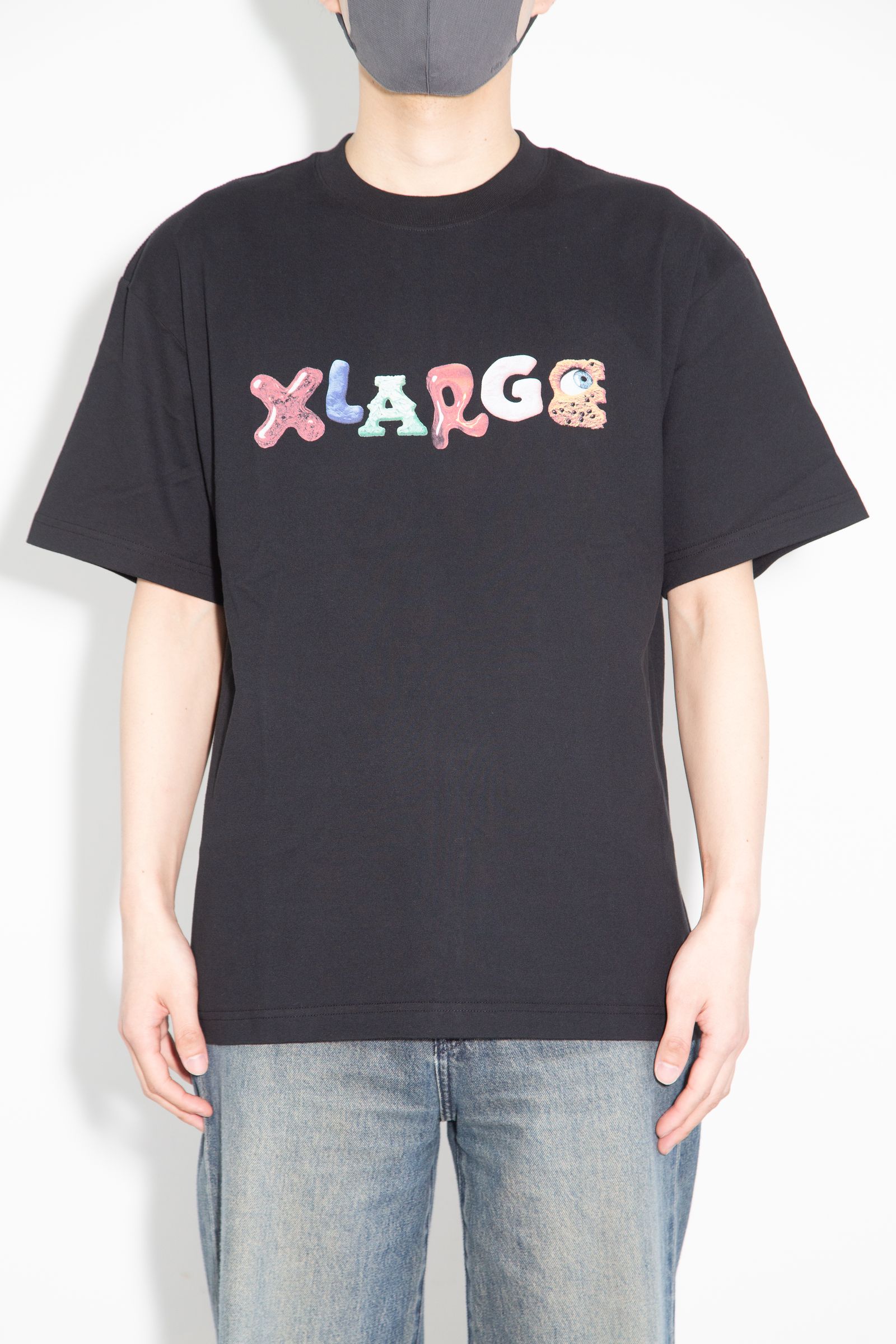 LETTERS S/S TEE / ブラック