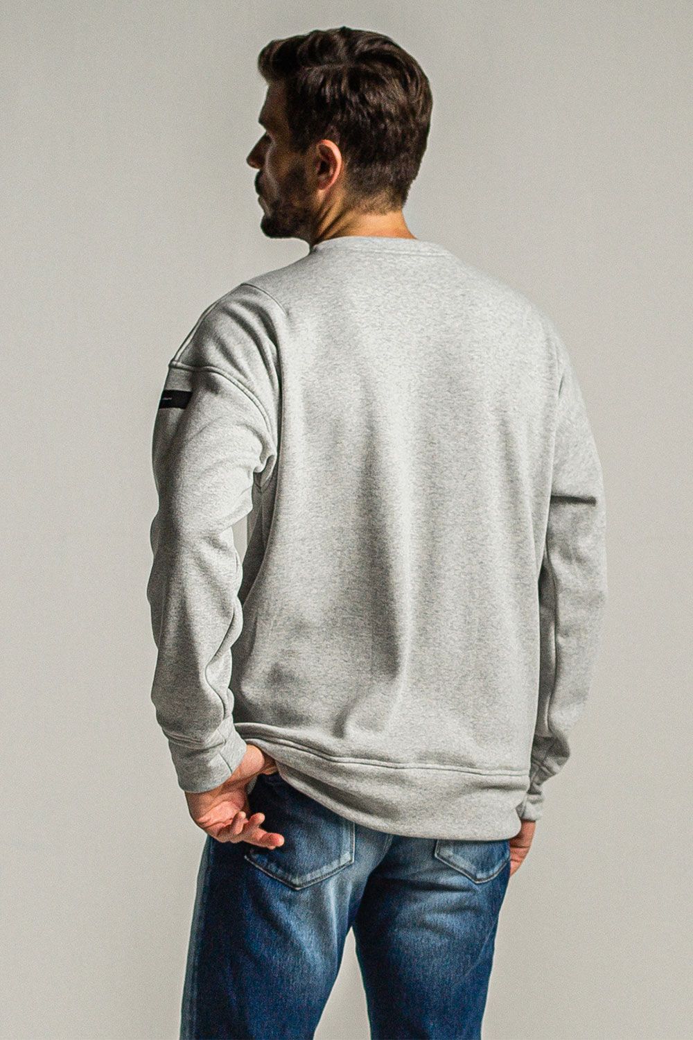 RC chenille velours fleece drop trainer /  グレー
