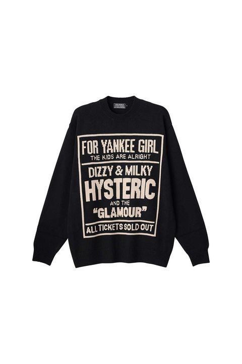 DIZZY & MILKY編込 セーター / ブラック