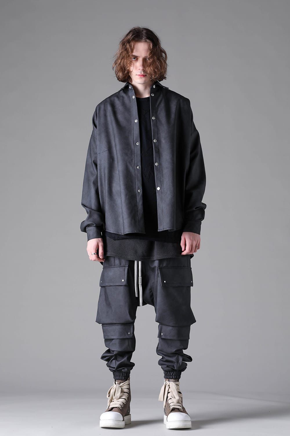 Vegan Leather Cocoon Shirts