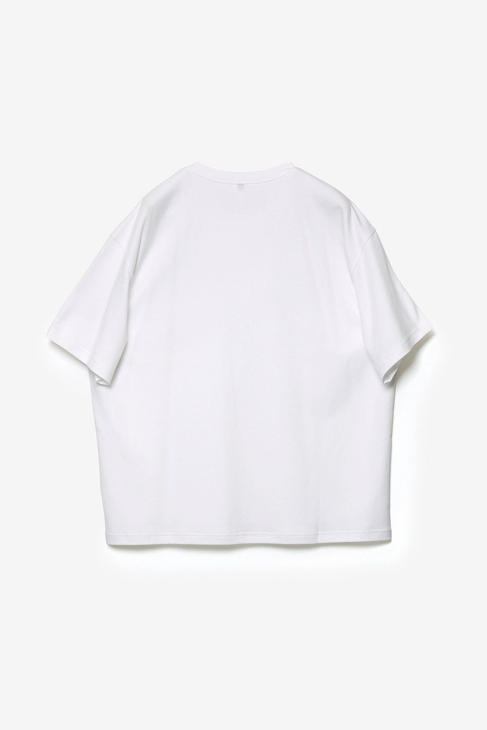 コットンダブルフェイス オーバーサイズS/S Tシャツ / ホワイト