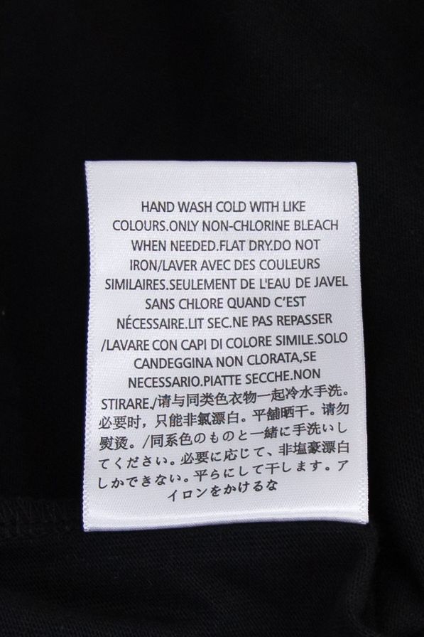 21FW 1POINT LOGO LS TEE / ブラック