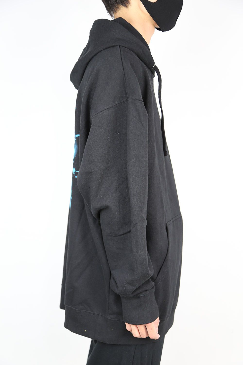 [ラスト1点 サイズL] I SEE BLUE BLACK HOODIE / ブラック