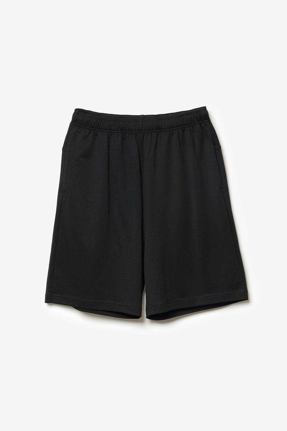 コットンダブルフェイス イージーショートパンツ / ブラック