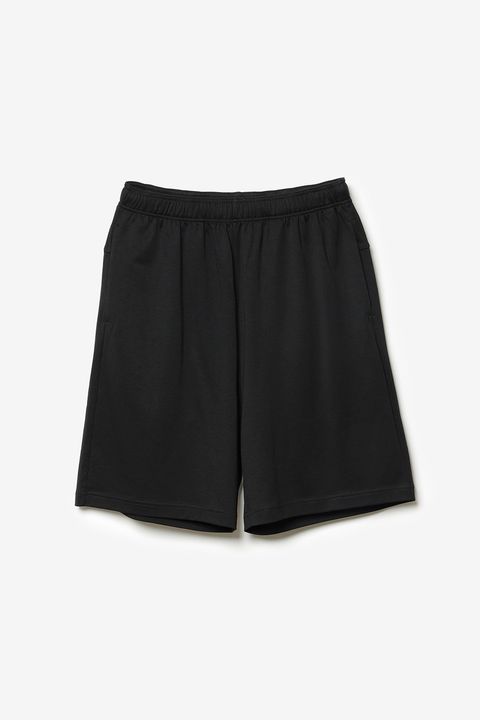 コットンダブルフェイス イージーショートパンツ / ブラック