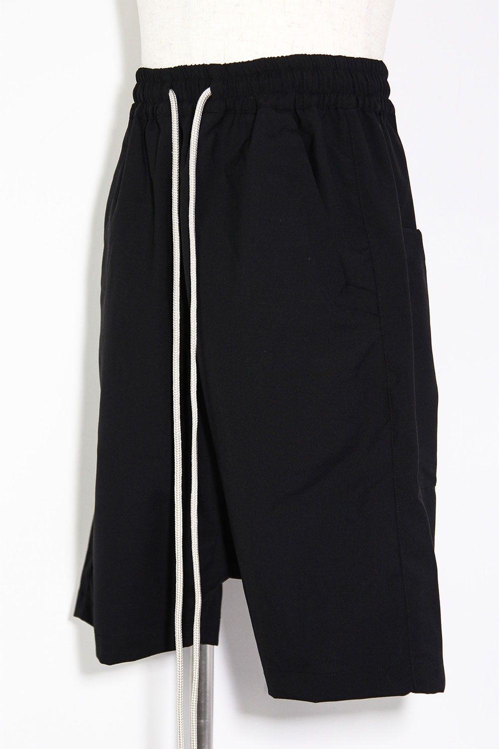 サマーウールサルエルショーツ / Summer Wool Sarouel Shorts / ブラック / ag-11042