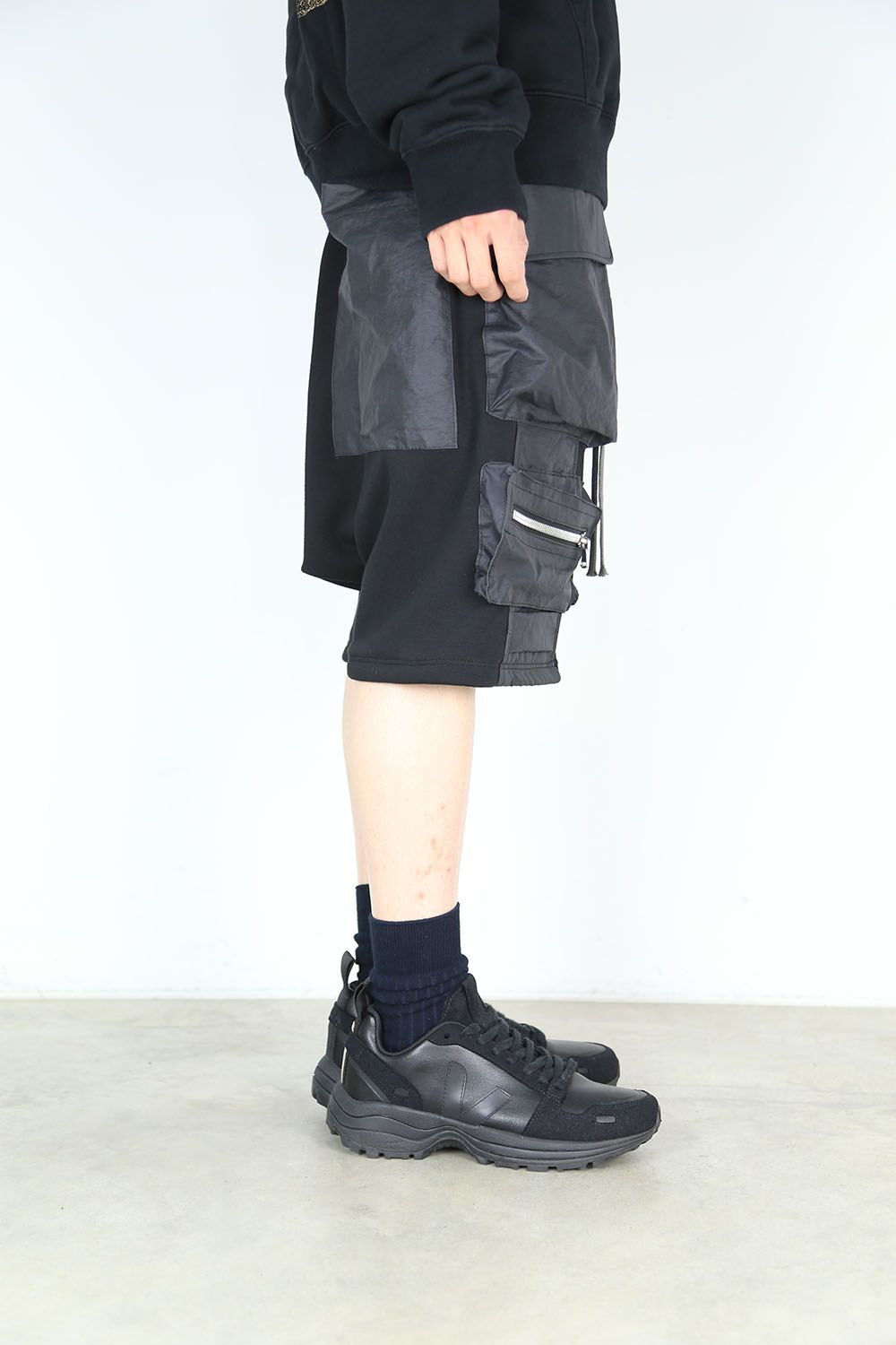 Cargo Sarouel Bomber Heat Shorts / ブラック