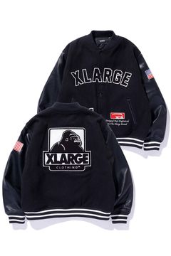 OG LOGO VARSITY JACKET / ブラック