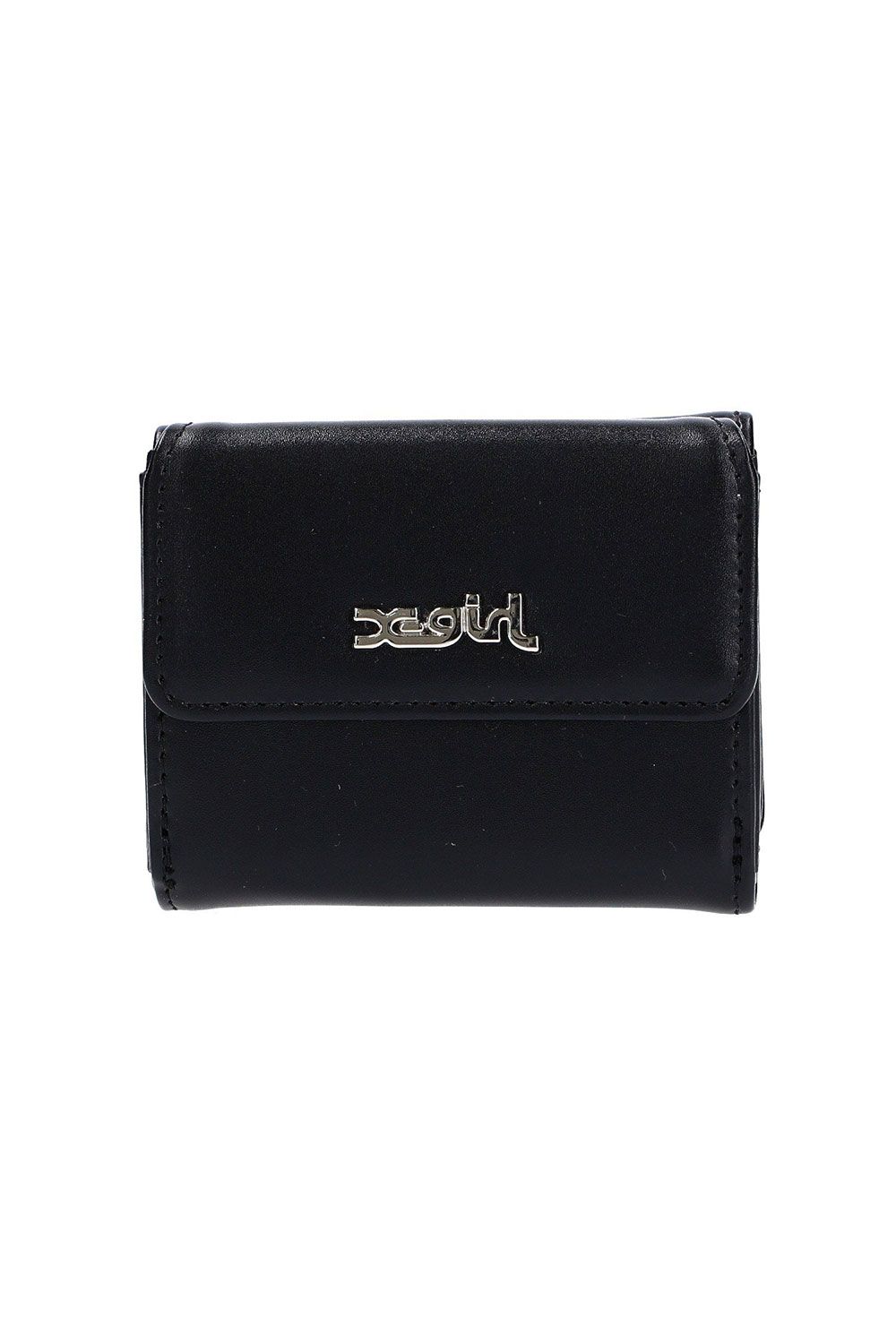 FAUX LEATHER MINI WALLET / ブラック