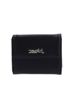 FAUX LEATHER MINI WALLET / ブラック