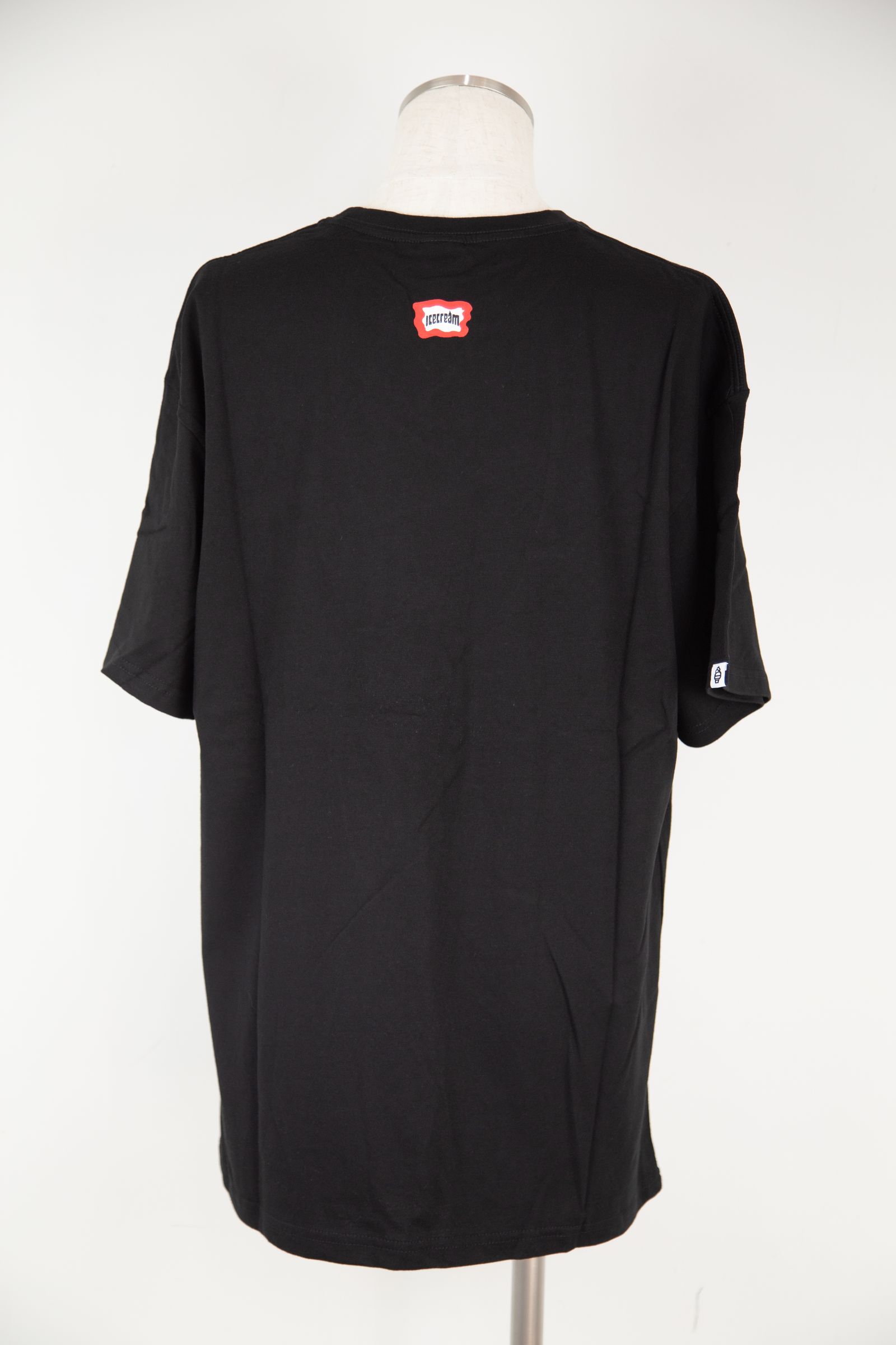 【ICECREAM】RUNNING DOG GLASSES T-SHIRT / ブラック