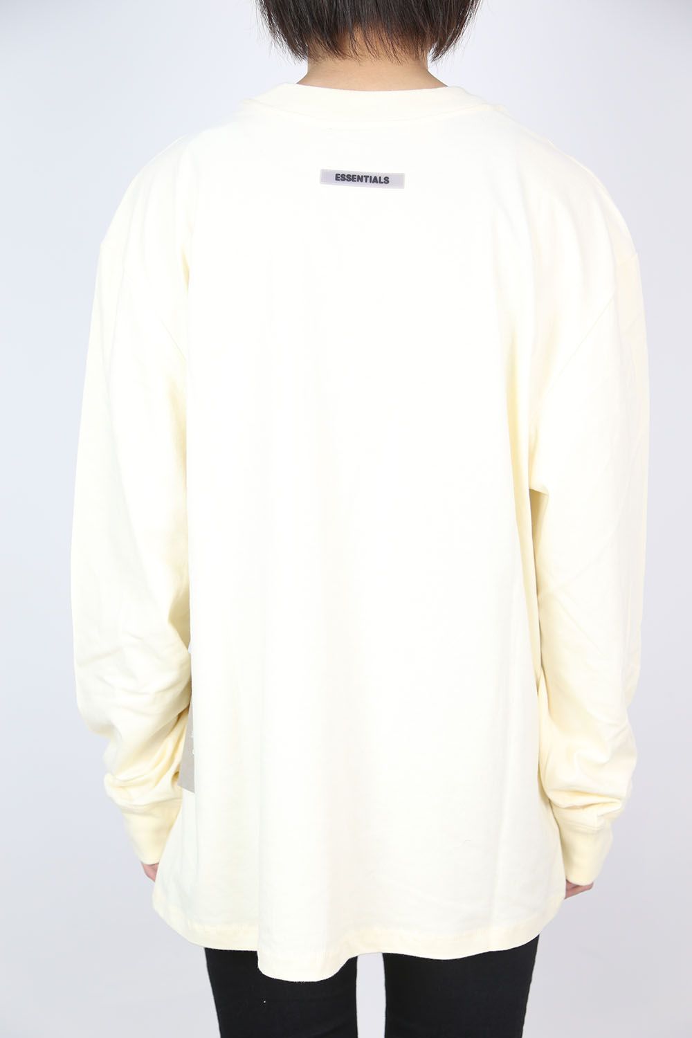 FRONT LOGO L/S TEE / クリーム