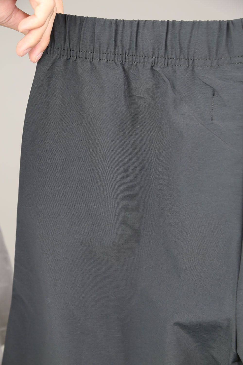 NYLON COTTON PANTS / ブラック