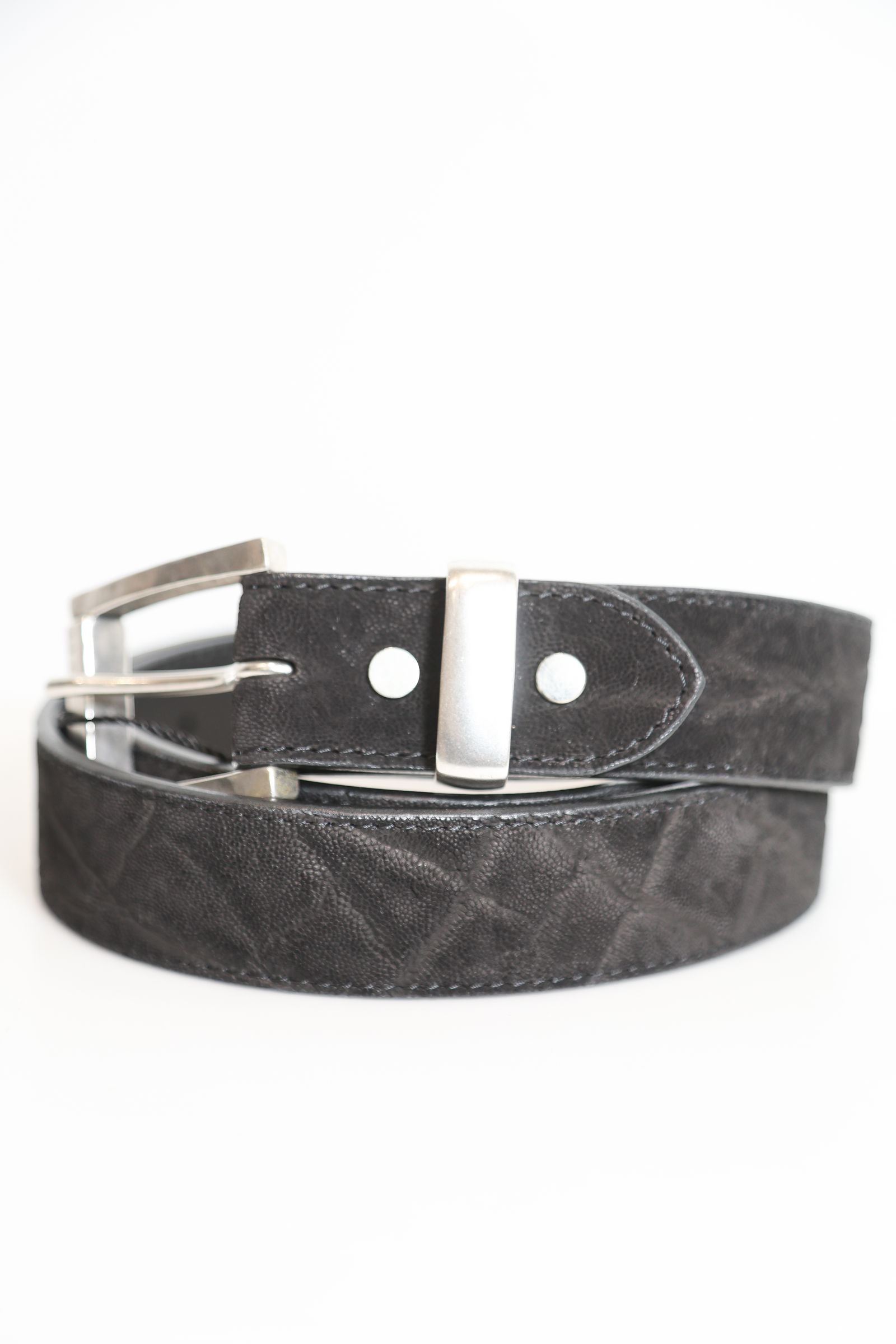 [887-04]  ELEPHANT ROLLER-BUCKLE BELT【35mm】 / ブラック