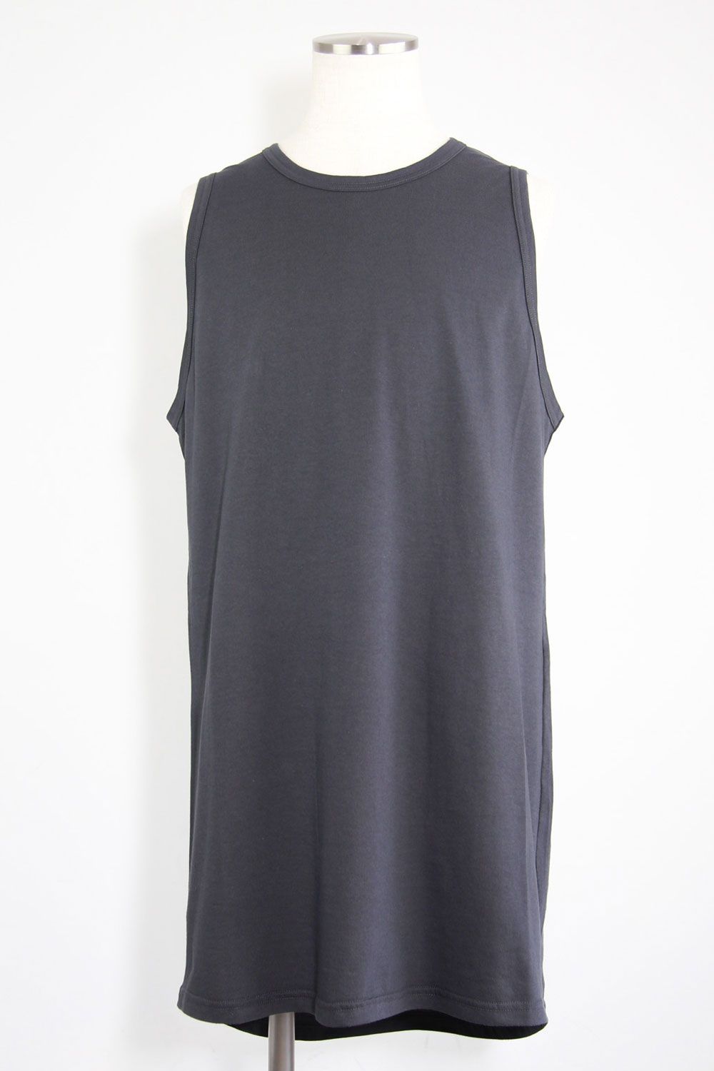 ロングタンクトップ / Long Tank Top / ダークグレー / ag-6083-1