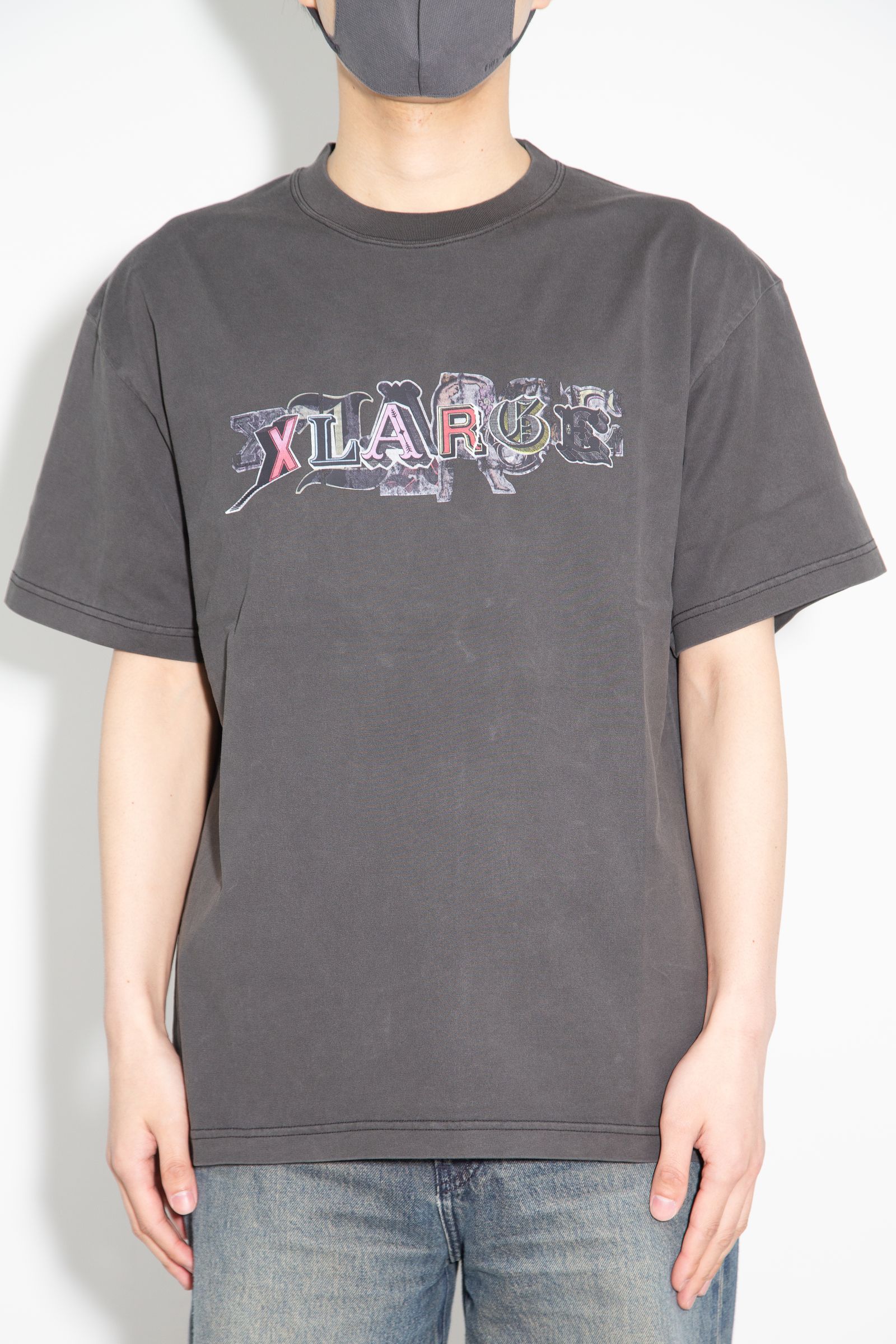 LETTERING S/S TEE / ブラック