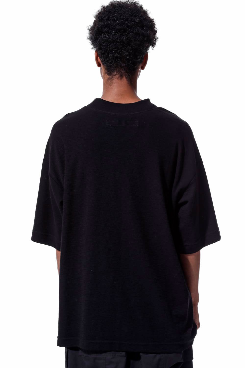 サーフニットオーバーサイズTシャツ / Surf Knit Over Size T-Shirts / ブラック