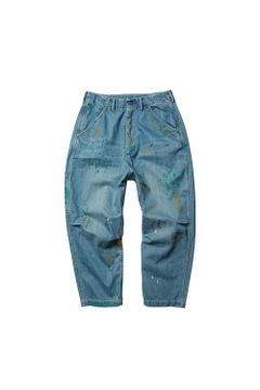 DENIM PAINTER SARROUEL PANTS / ライト