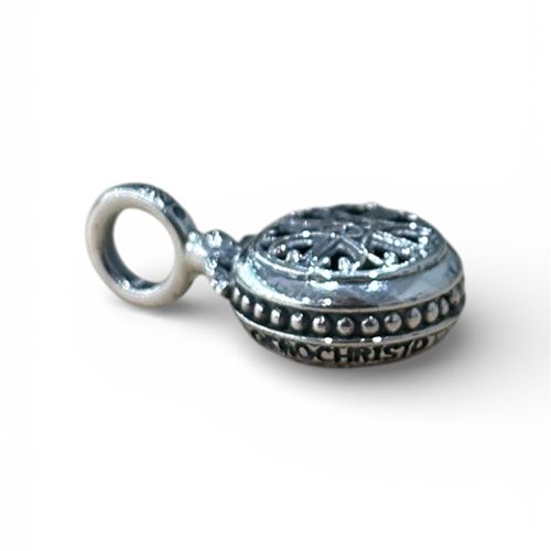 Roxanna Round Pendant in Sterling Silver / GP048