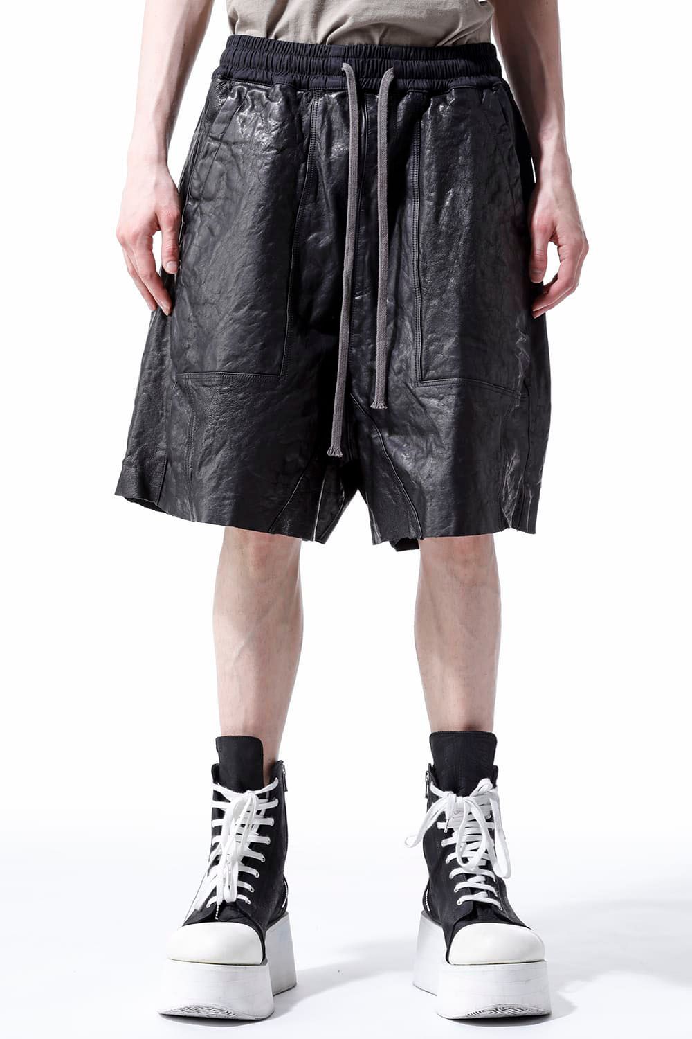 A.F ARTEFACT - 《先行予約ポイント5%》Leather Short Pants | Tempt