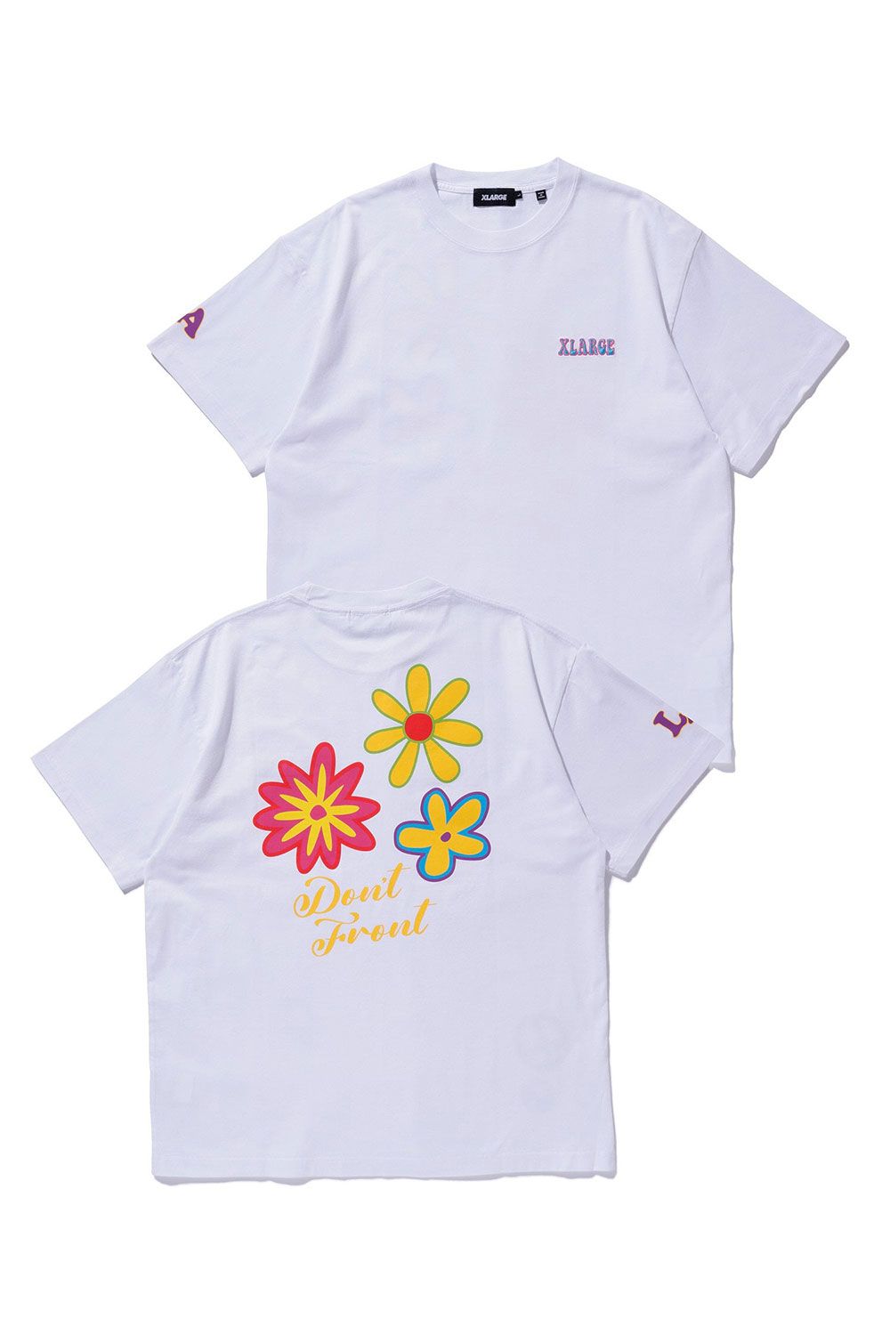 XLARGE - FLOWER S/S TEE / ホワイト | Tempt