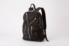 [9月〜10月入荷予定] ジャパンカーフタンニン製品洗い ライダースデイパック / ブラック