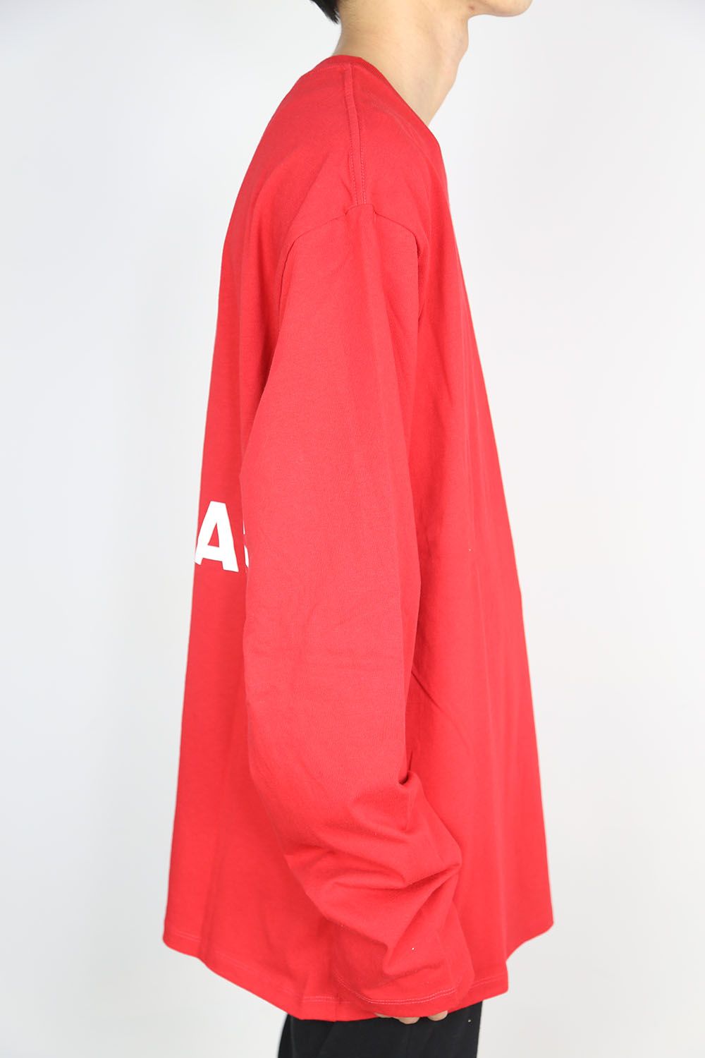 BACK LOGO L/S TEE / レッド