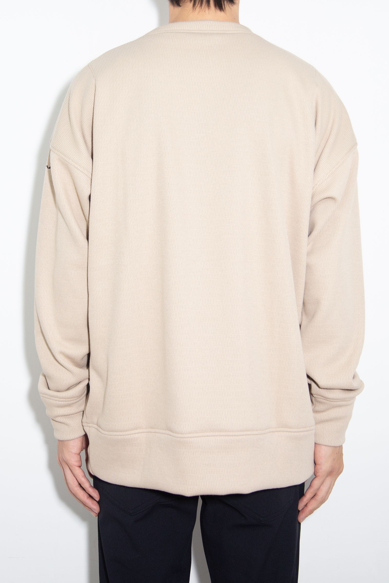 【人気継続商品】 thermal loose trainer / ベージュ