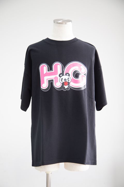 HG APPLE PANDA オーバーサイズTシャツ / ブラック