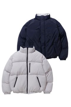 XLARGE - REVERSIBLE DOWN JACKET / グレー | Tempt