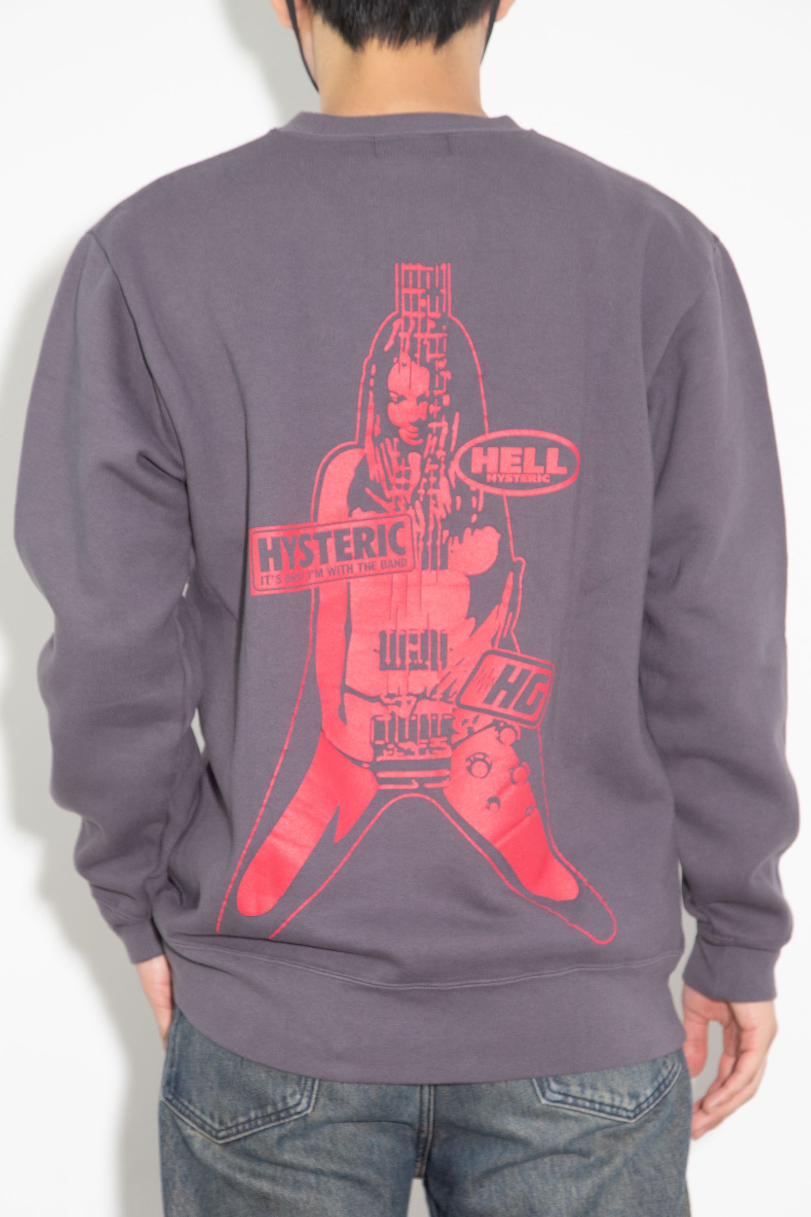 HYSTERIC GLAMOUR - [ラスト1点 サイズL] FLYING V スウェット