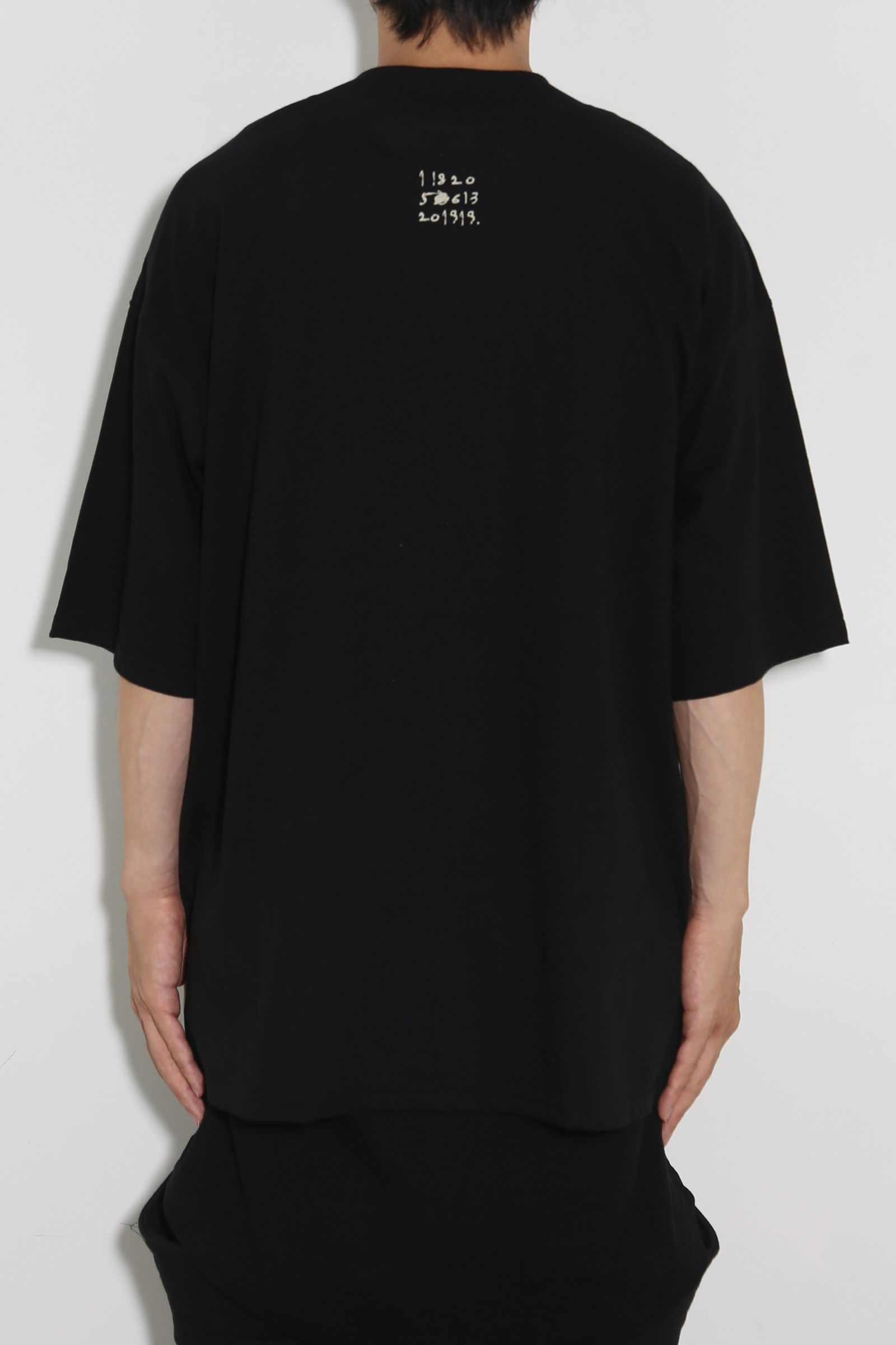 タイプBプリントカットソー / Type B Print T-Shirts / ブラック / ag-7024-2