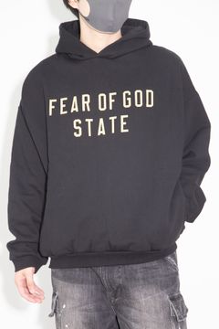 24FW STATE LOGO SWEAT HOODIE / ブラック