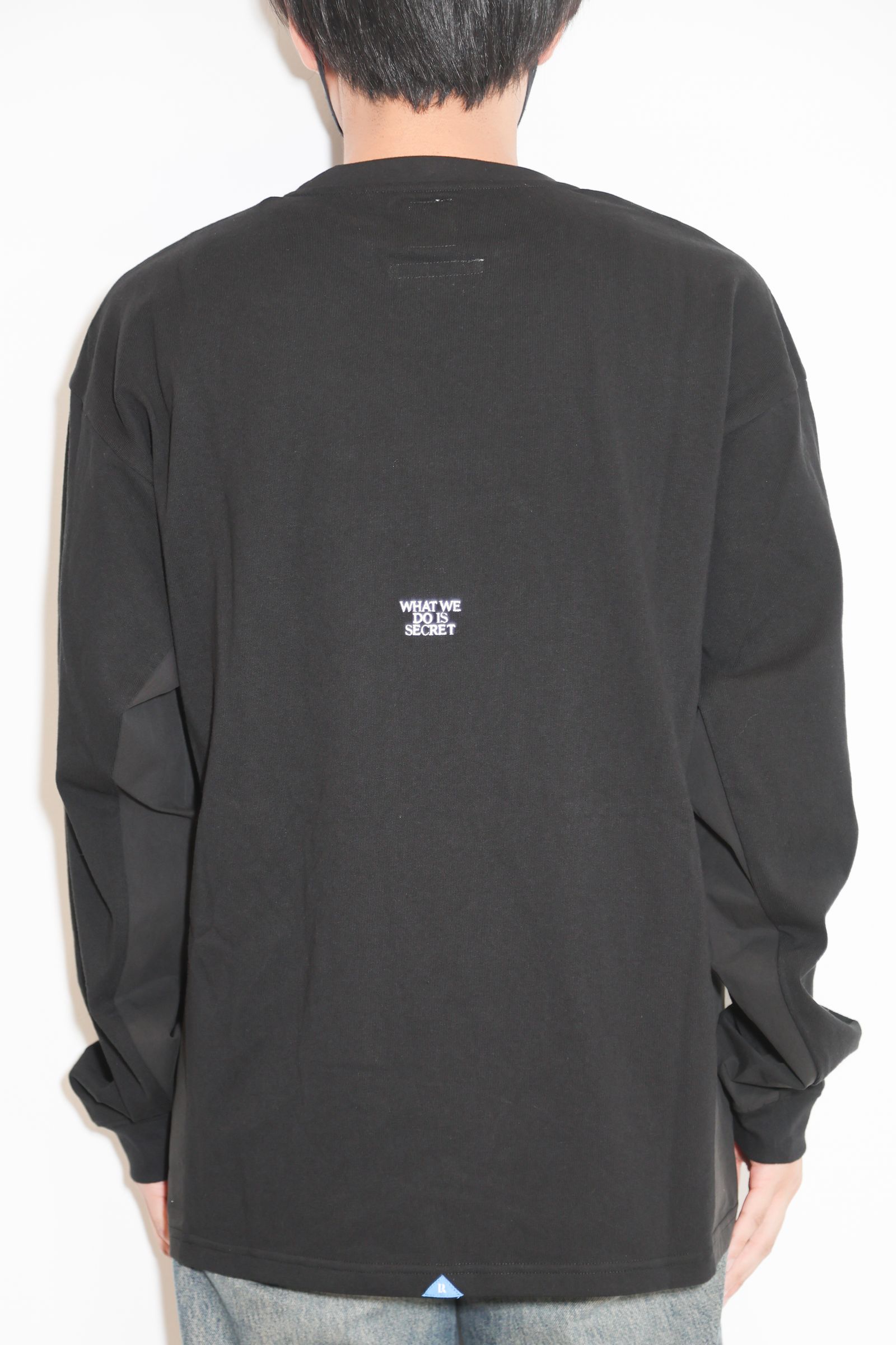 3D CUTTING L/S TEE II / ブラック