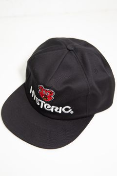 [購入は1人1点まで] FIRE BEAR MAGAZINE刺繍 キャップ / ブラック