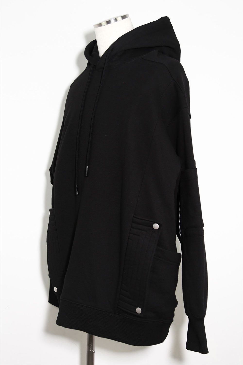 Sweat Millitary Hoodie / ブラック