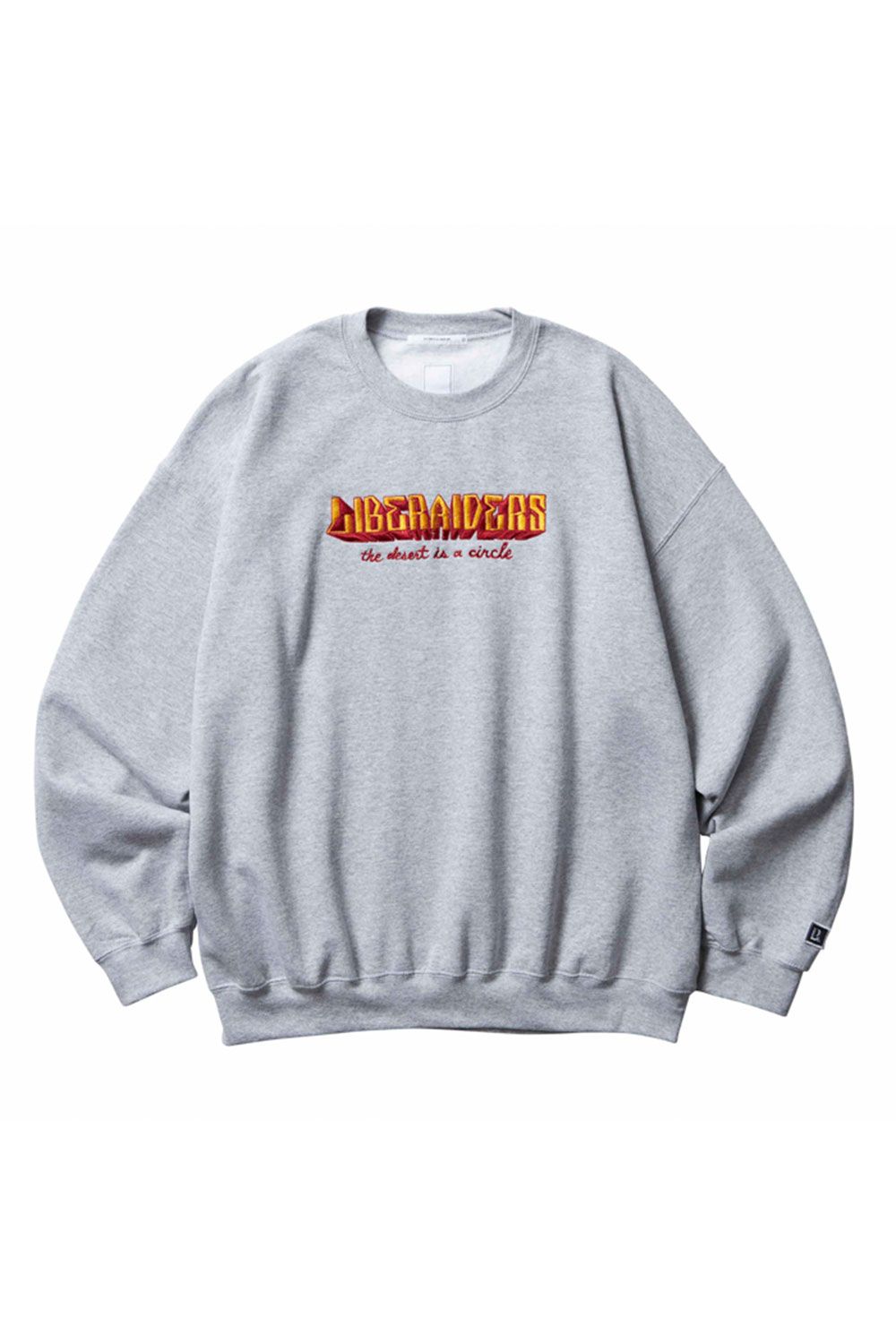 liberaiders - LR EMBROIDERY CREWNECK / グレー | Tempt