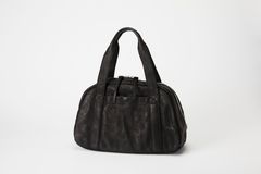 [2027年5月〜6月入荷予定] [92-26]  DOUBLE SHOULDER GARMENT-DYED OVERNIGHT BAG / ブラック