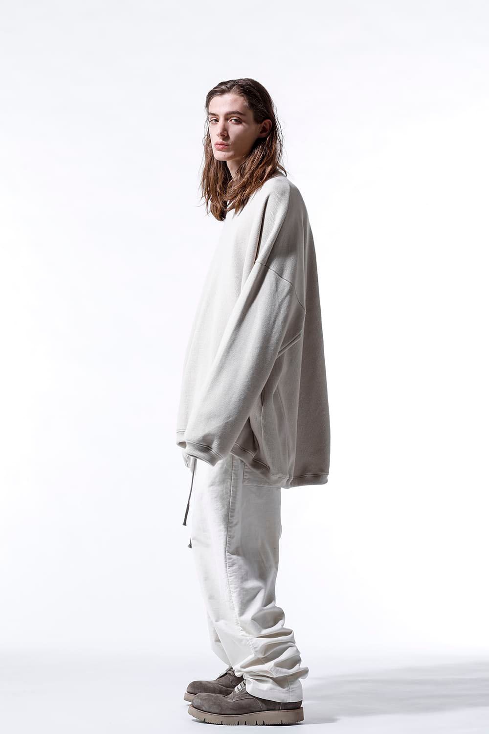 オーバーサイズニットプルオーバー / Over Sized Knit Pullover / アイボリー