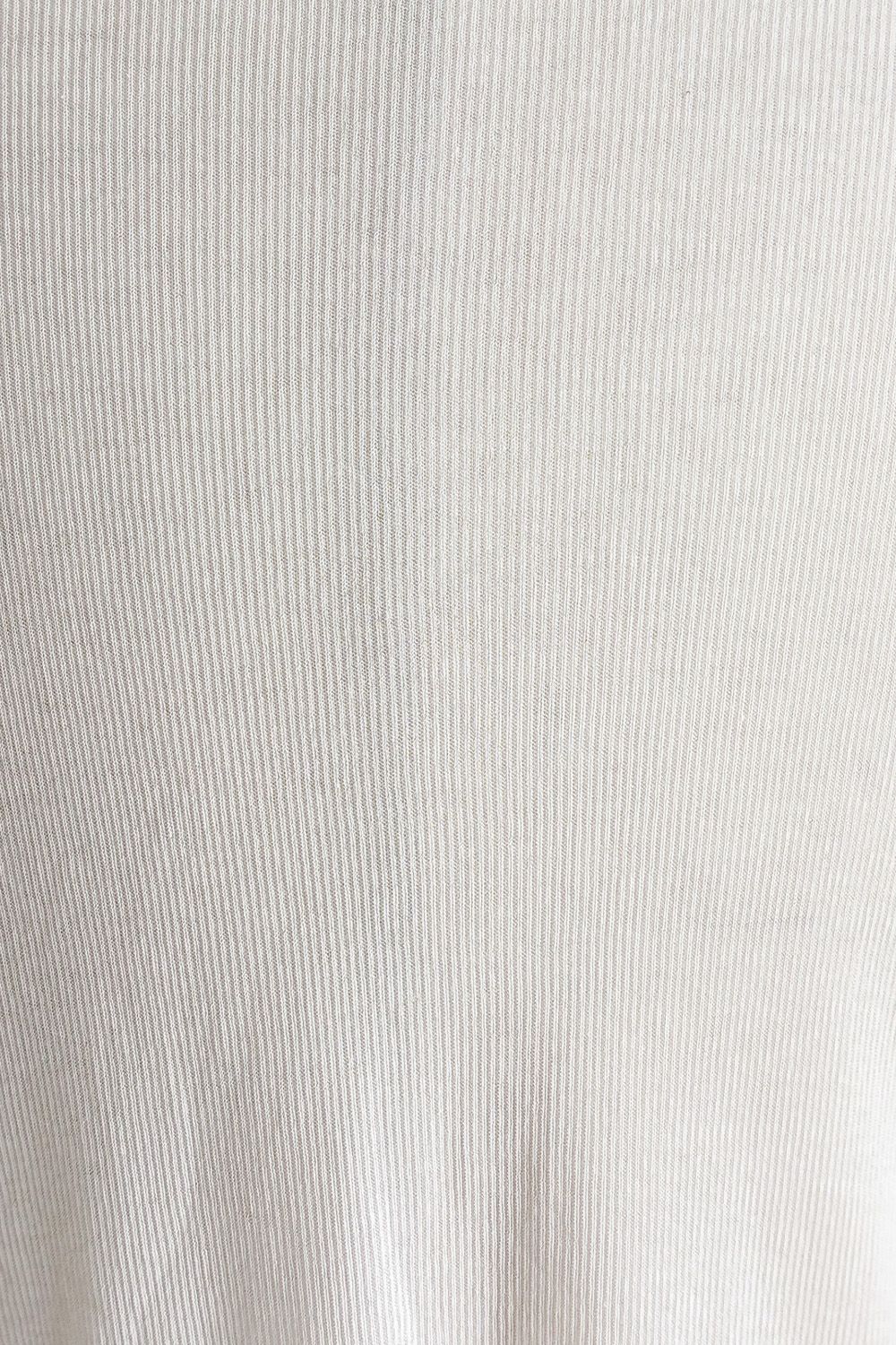 RIB LONG TANK TOP / アイボリー
