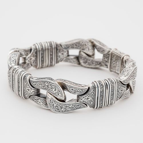 アクセサリー Gerochristo Minoas Thin Bracelet Gerochristo / Minoas Thin Bracelet GB8 – Fuligo / Fuligoshed