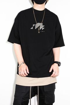 ナンバープリントオーバーサイズTシャツ / Numbering Print Over Sized T-Shirts / ブラック