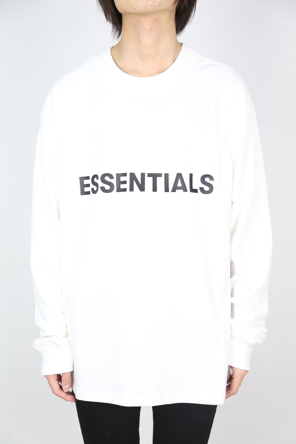 FOG ESSENTIALS - FRONT LOGO L/S TEE / タン | Tempt