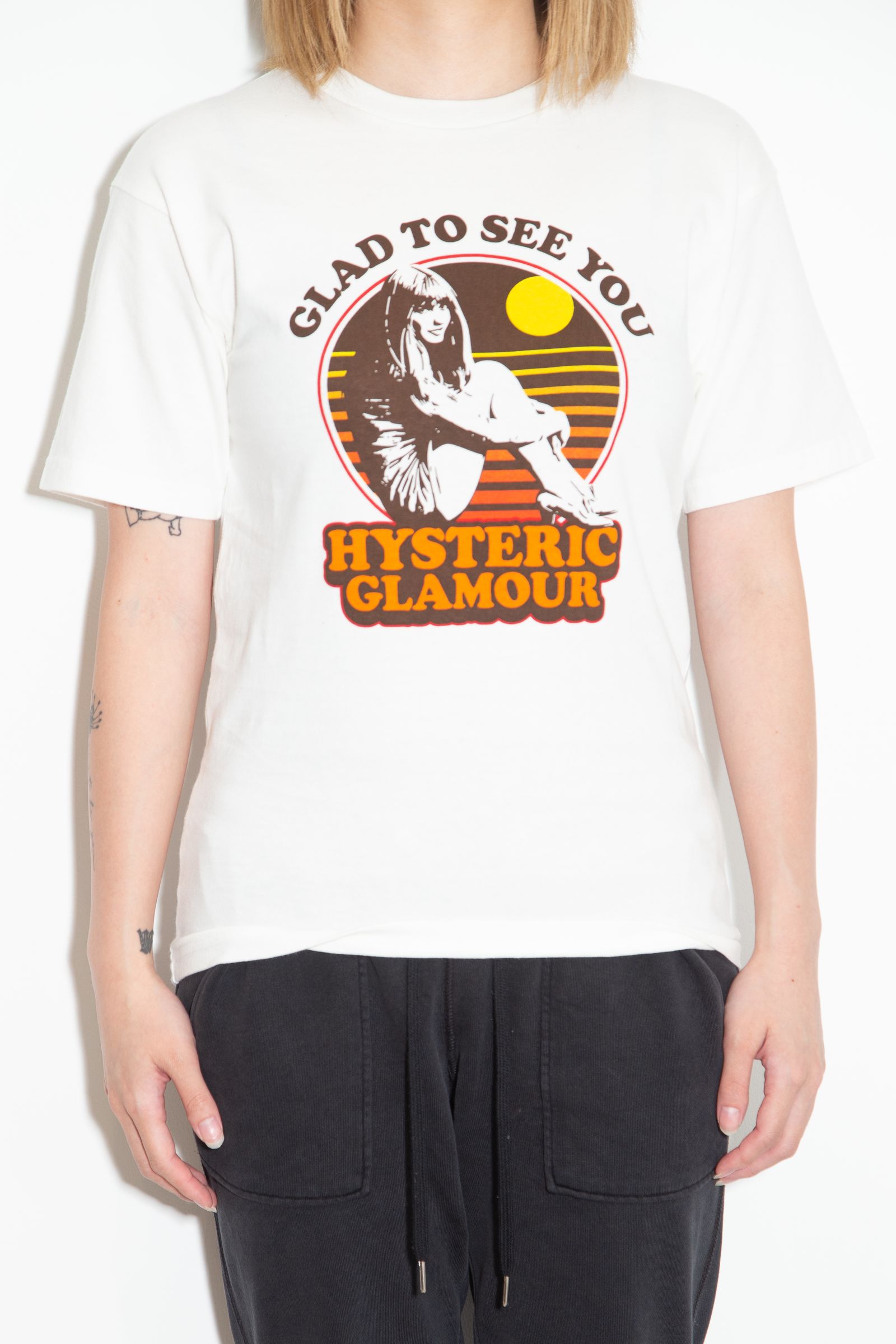 GLAD TO SEE YOU Tシャツ / ホワイト