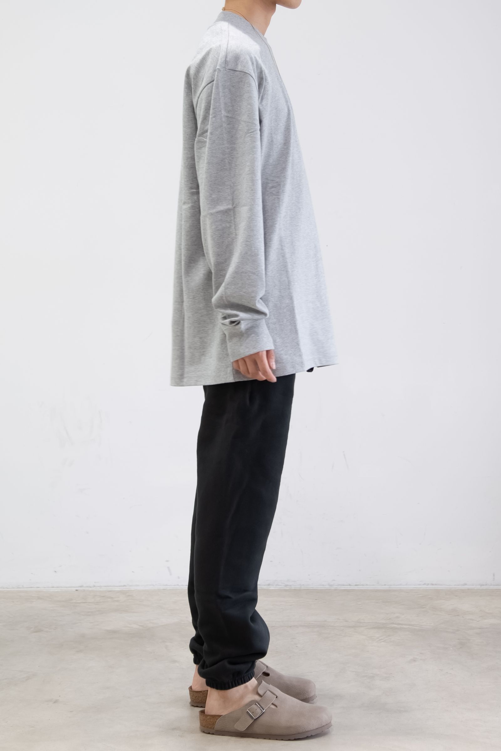 FOG ESSENTIALS - 21FW ONE POINT L/S TEE / ヘザーオートミール | Tempt