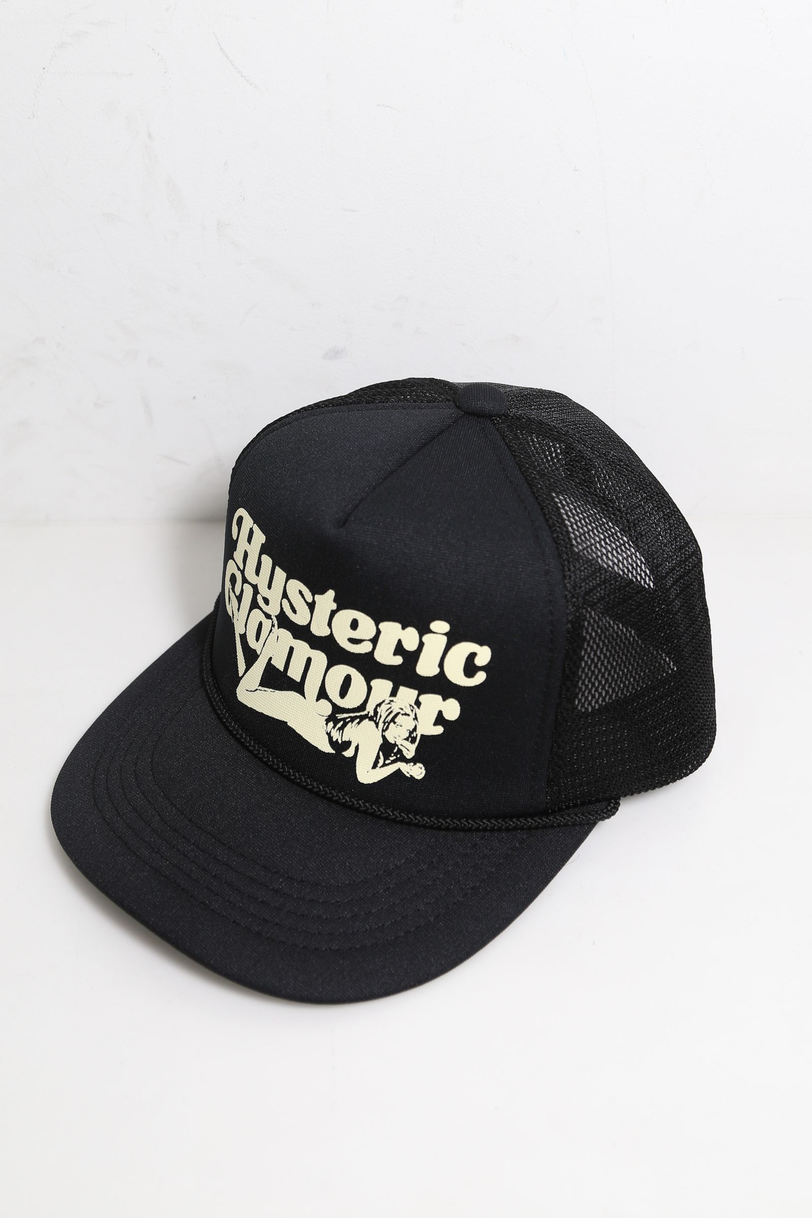 HYSTERIC GLAMOUR - LIE DOWN GIRL メッシュキャップ