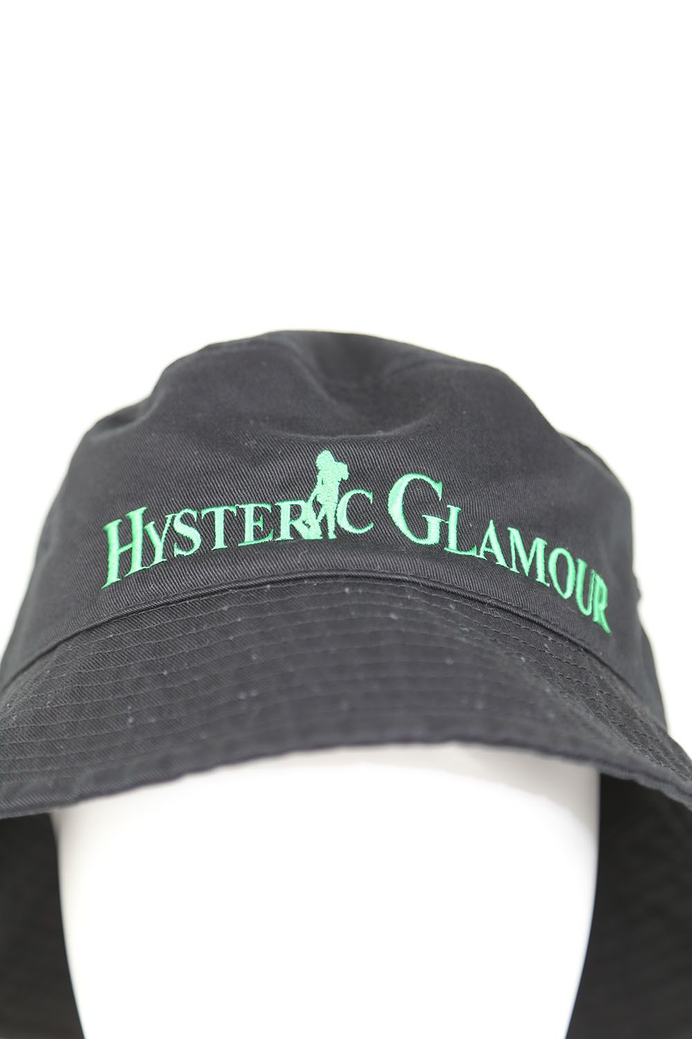 HYSTERIC GLAMOUR - HG LOGOTYPE刺繍 バケットハット / ブラック | Tempt